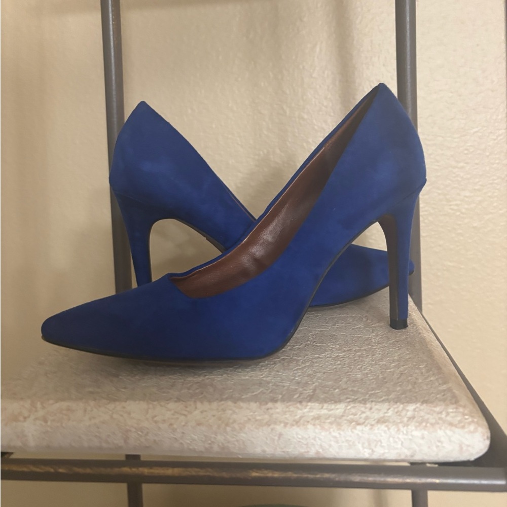 Elegant Blue Women's Heels